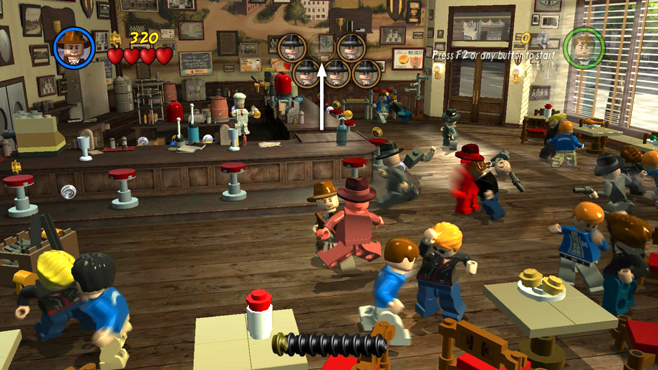 Story Level 3 Cafe Chaos Lego Indiana Jones 2 Walkthrough Crystal Skull Part 1