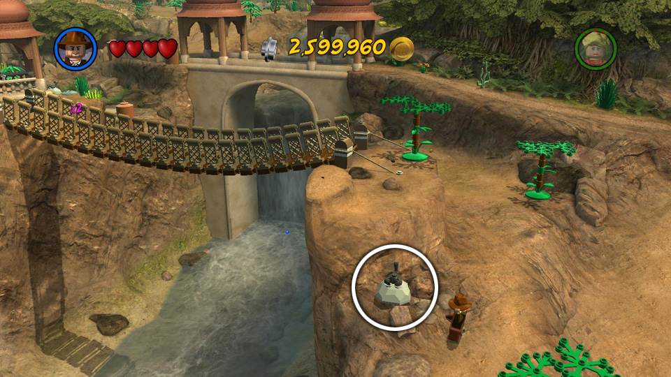 LEGO Indiana Jones 2: Temple of Doom - Hub Map, Races and Challenges